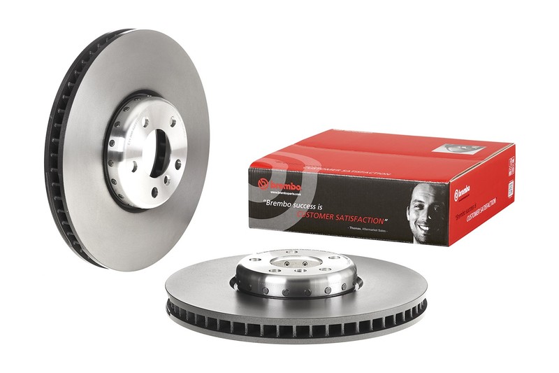Brembo Front Driver Left 374mm Two-Piece Disc Brake Rotor For BMW F01 F02 F06