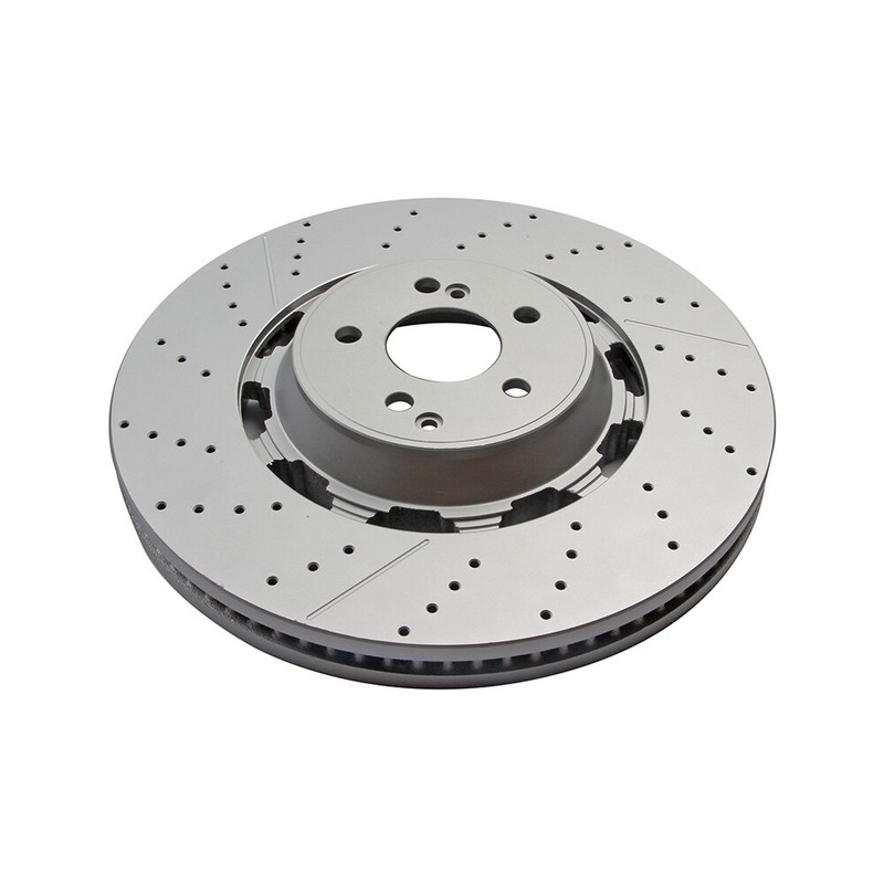 Pack (4) Front & Rear Brake Rotors Fit 14-20 Mercedes Benz W222 S63 AMG S65 AMG gallery