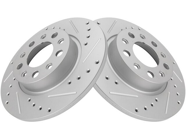 TRQ 12GJ28N Rear Brake Rotor Set Fits 2016-2021 Fiat 500X