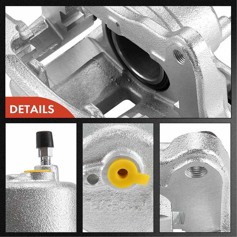 Front & Rear Drilled Brake Rotor & Brake Pads + Brake Caliper for Toyota Pontiac gallery