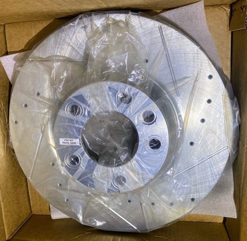 New Power Stop Front Brake Rotors 2003-15 Porsche Cayenne Audi Q7 VW Touareg gallery