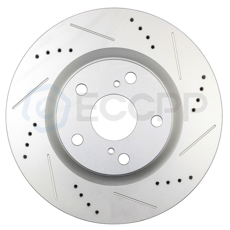 Fits Toyota Rav4 2006 07 08 09 10 11 12 Front + Rear Slotted Brake Discs Rotors gallery