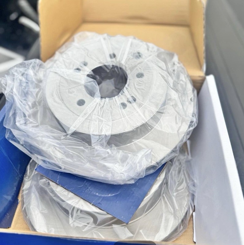 Detroit Axle R-800172 Premium Brake Rotors 2pc Cast Iron New
