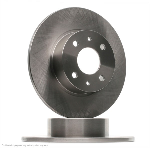 2X APEC Rear Brake Discs for FIAT MULTIPLA 1999-2010 251mm Solid SDK6165 gallery
