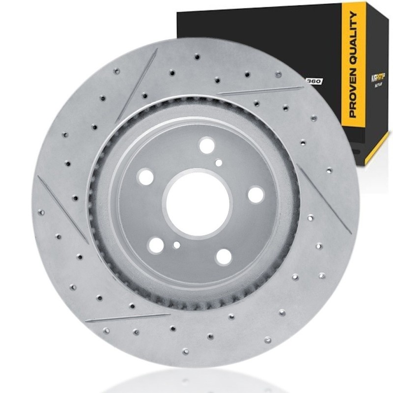 For Toyota Venza 2021-2024 Brake Rotor | 62 mm. / 2.44 in. Center Hole Diameter