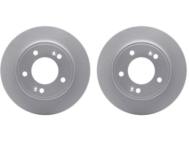 Dynamic Friction 52KR52N Rear Brake Rotor Set Fits 2011-2020 Hyundai Elantra