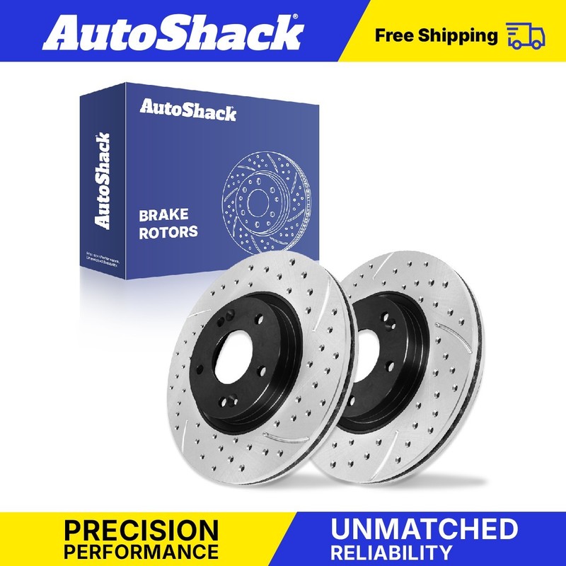 Front Drilled Slotted Brake Rotors for Kia, Sorento 2011-2013
