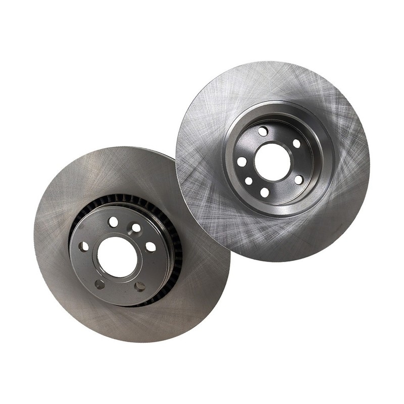 For Volvo XC70 2008-2016 Brake Discs | Front | 2-Wheel Set | Cast Iron | Natural