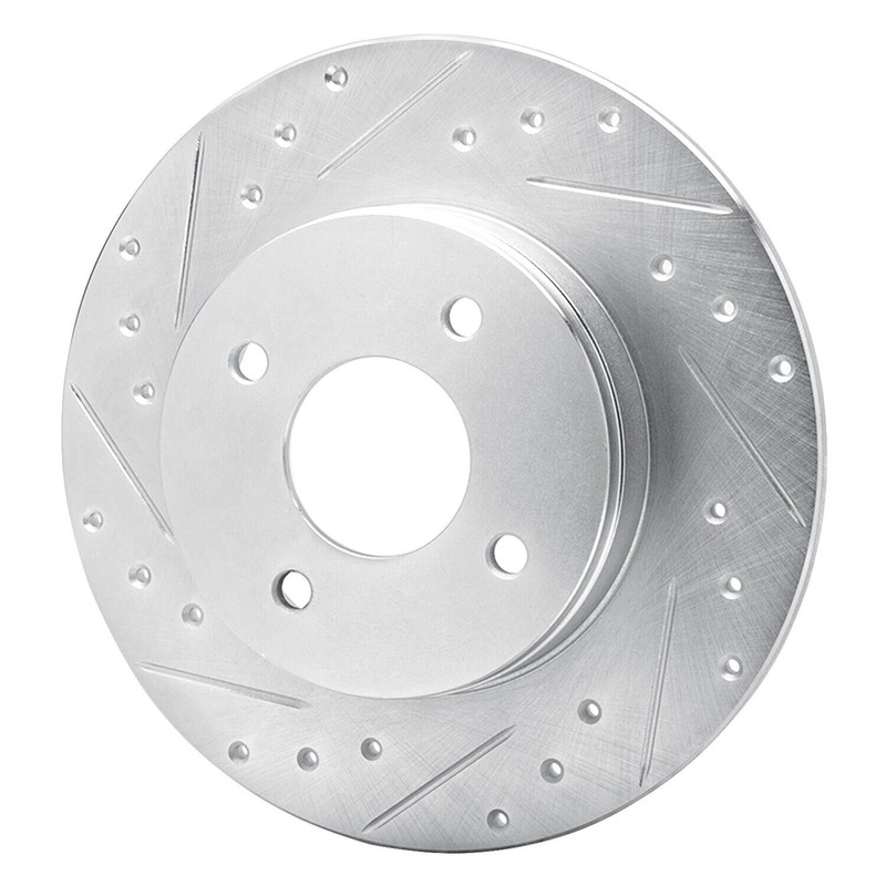 For Nissan 300ZX 84-85 Brake Rotor eLINE Drilled & Slotted 1-Piece Rear Driver gallery