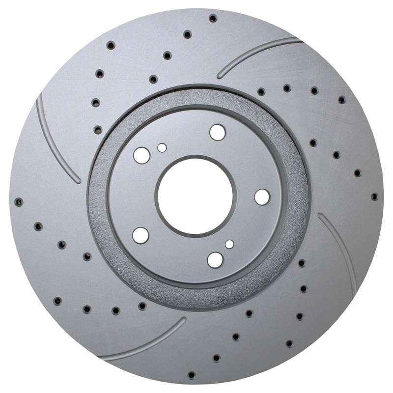 Front Brake Kit 300mm Drilled Rotors Akebono ProACT Ceramic Pads For Accord FWD gallery