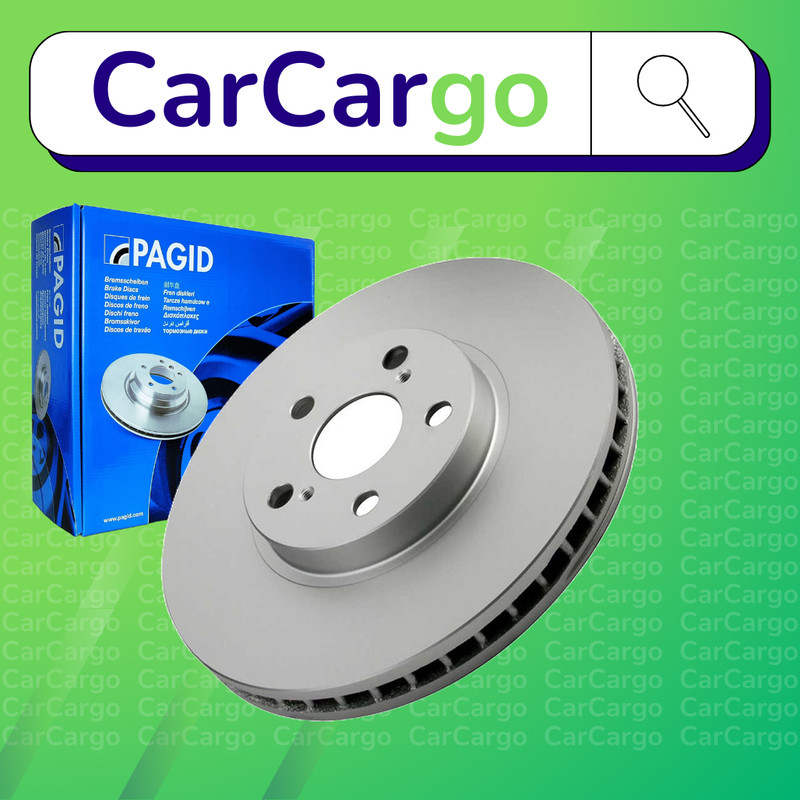 Pagid Vented Front Brake Discs Pair For Toyota Avensis 2.0 i 1997-2000 275 mm