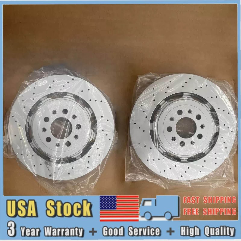 Front Brake Rotors For Alfa Romeo Giulia Stelvio Quadrifoglio 2017 18 19 20 2021