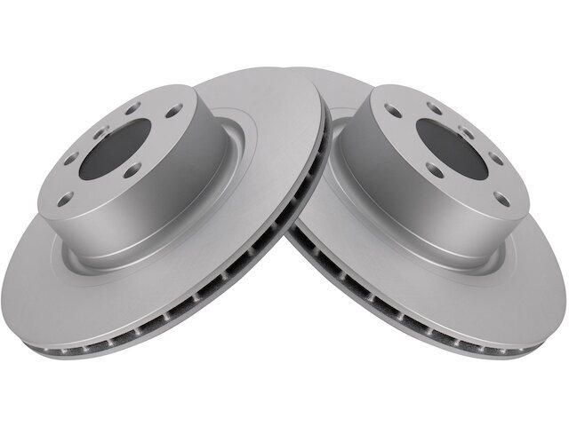 TRQ 36XV53D Rear Brake Rotor Set Fits 2011-2017 BMW X3