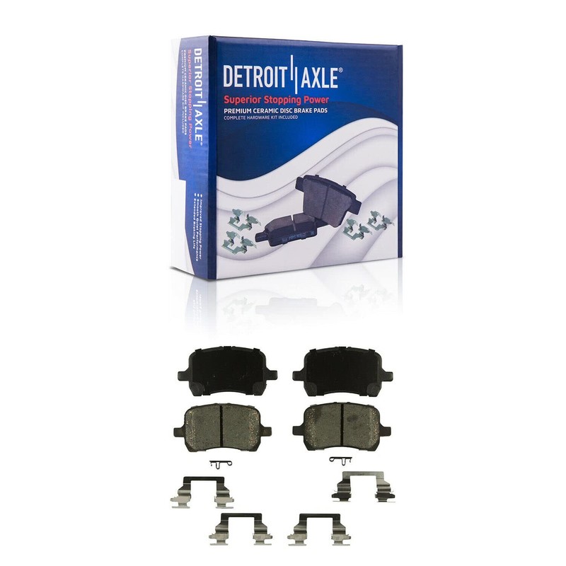 296mm Front Disc Rotors Brake Pads w/ 20pc Lug Nuts for Pontiac G6 Aura Malibu gallery