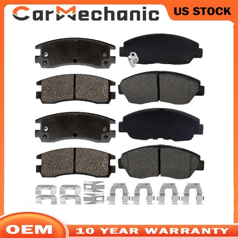 Front And Rear Ceramic Brake Pads for 2011-2014 Ford Edge Lincoln MKX NJ A15
