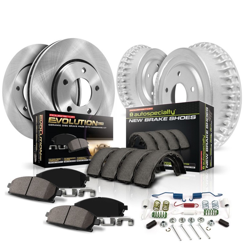 Power Stop Brake Kit For Jeep Wrangler 2007 – 2017 Front and Rear Autospecialty