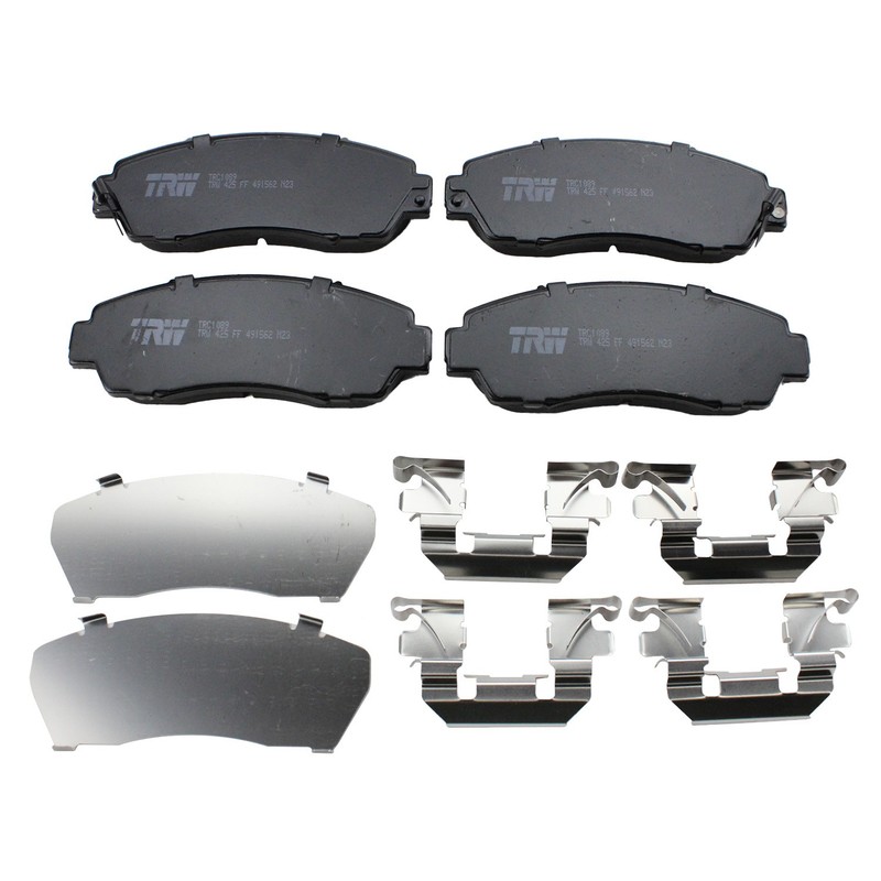 DuraGo Front Rotors TRW Pro Ceramic Disc Brake Pad Kit For Accord Crosstour CR-V gallery