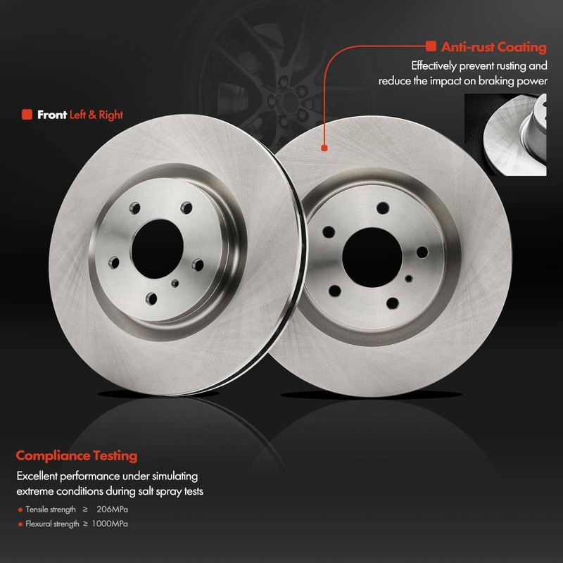 2x Disc Brake Rotor for INFINITI G35 03-04 Nissan 350Z 03-08 Front Left & Right gallery