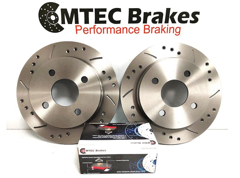 Ford Focus RS 2.5 MK2 Rear Brake Discs & Mtec Fast Road Performance