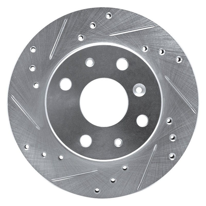 DFC 631-19001L Premium Drilled & Slotted Front Driver Side Brake Rotor