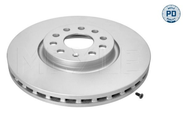 2X Meyle 115 521 0027/PD Front Brake Disc 314mm Vented Fits Seat Skoda VW Kodiaq