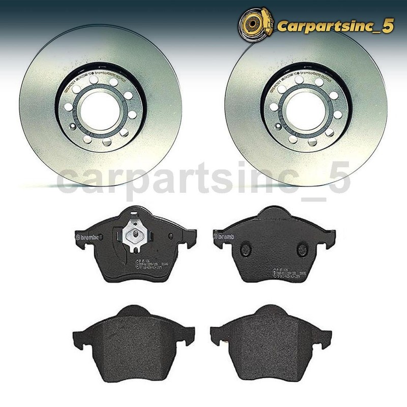 Brake Pad Brake Rotor Front Fits 1998 Audi A4 A4 Quattro 1999 Volkswagen Passat