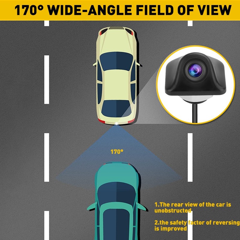 1-10Set Fit AutoRear View Reverse Camera Parking Backup HD Night 720P SUV Vision gallery