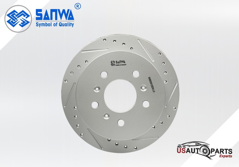 REAR LH BRAKE ROTOR SOLID & GEOMET COATED D&S 278mm FOR CHEVROLET ALLURE 06-10
