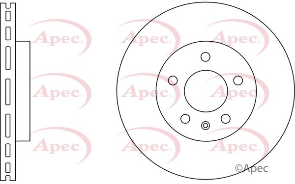 2x Apec Red Front Brake Discs 296mm Fits Chevrolet Opel Vauxhall Antara