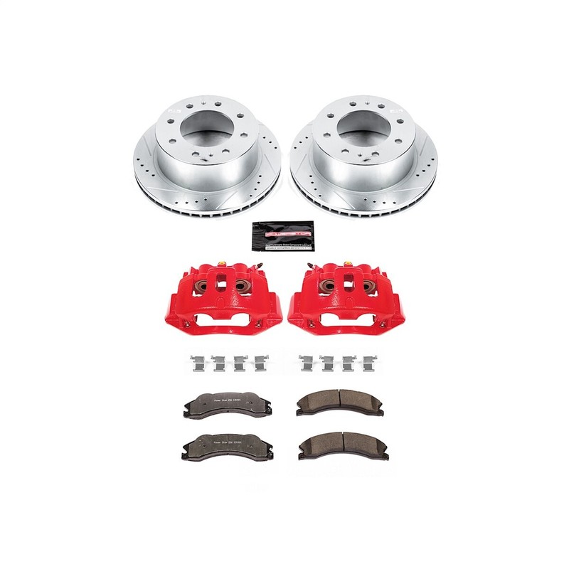 KC5563-36 Powerstop 2-Wheel Set Brake Kit With Calipers Rear for Chevy Chevrolet gallery