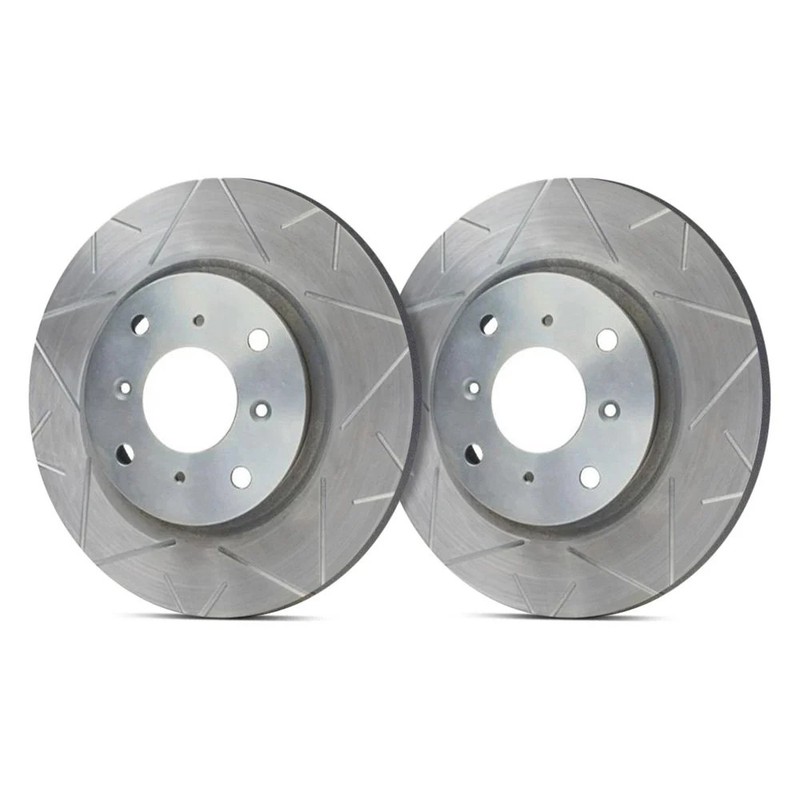 For Dodge Dart 13-16 SP Performance Peak Slotted 1-Piece Rear Brake Rotors gallery