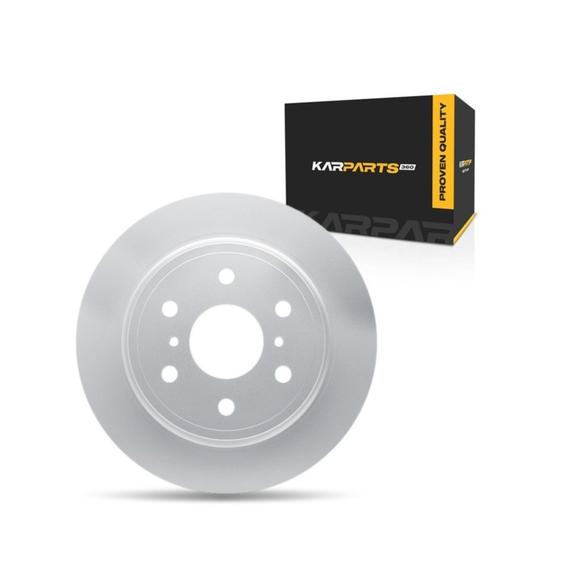 For Chevy Silverado 1500 2007-2019 Brake Rotor | Rear | Cast Iron | 6 Lug Holes