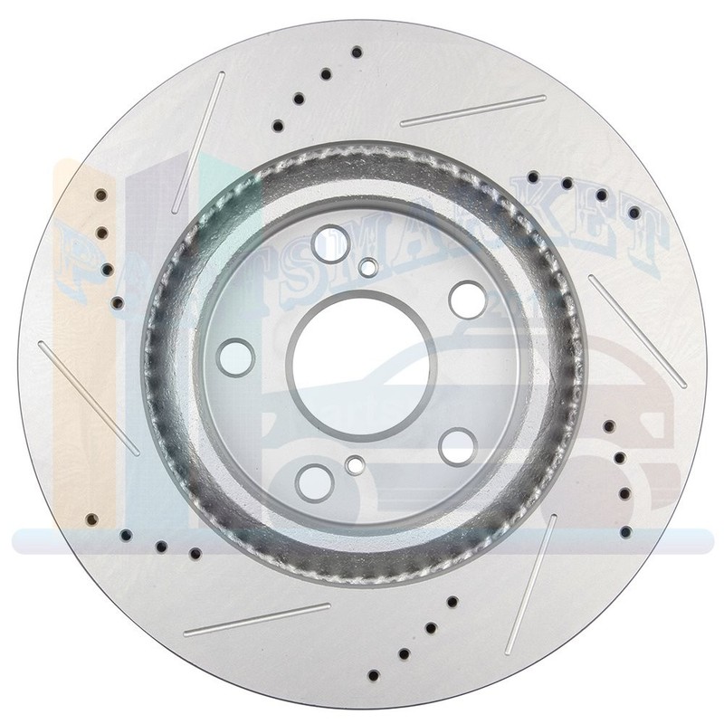Front & Rear Brake Discs Rotors Ceramic Pads Fits Lexus ES300h ES350 Drill Slot gallery