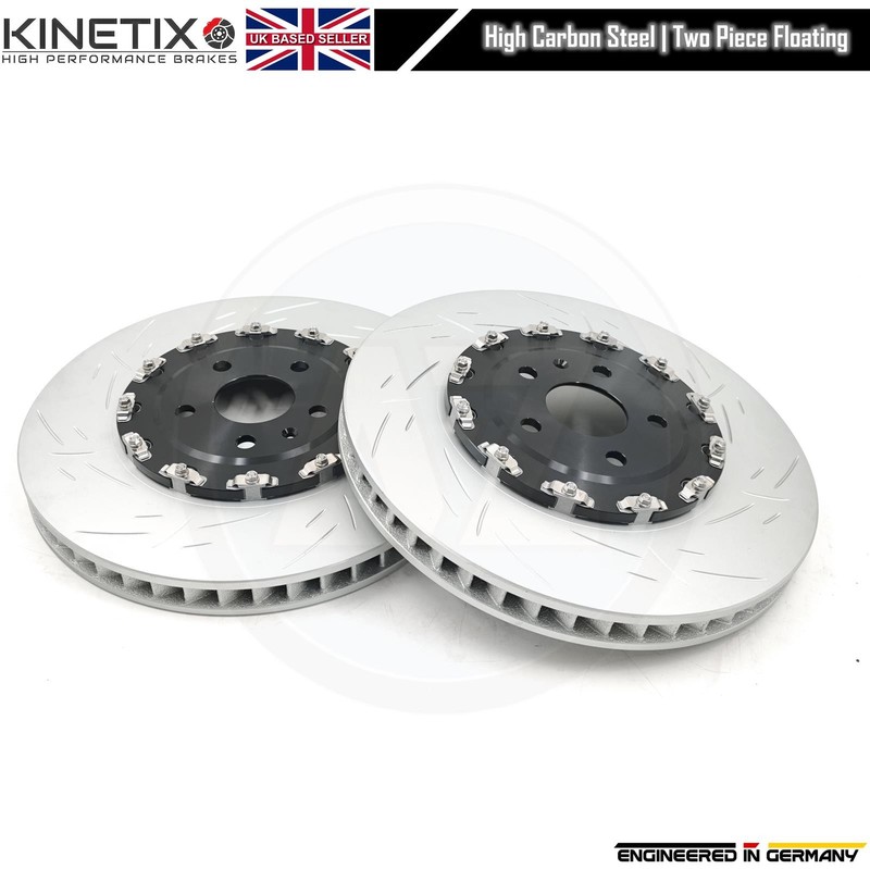 FOR CUPRA FORMENTOR FRONT TWO PIECE FLOATING BRAKE DISCS XTRA PADS 375mm gallery