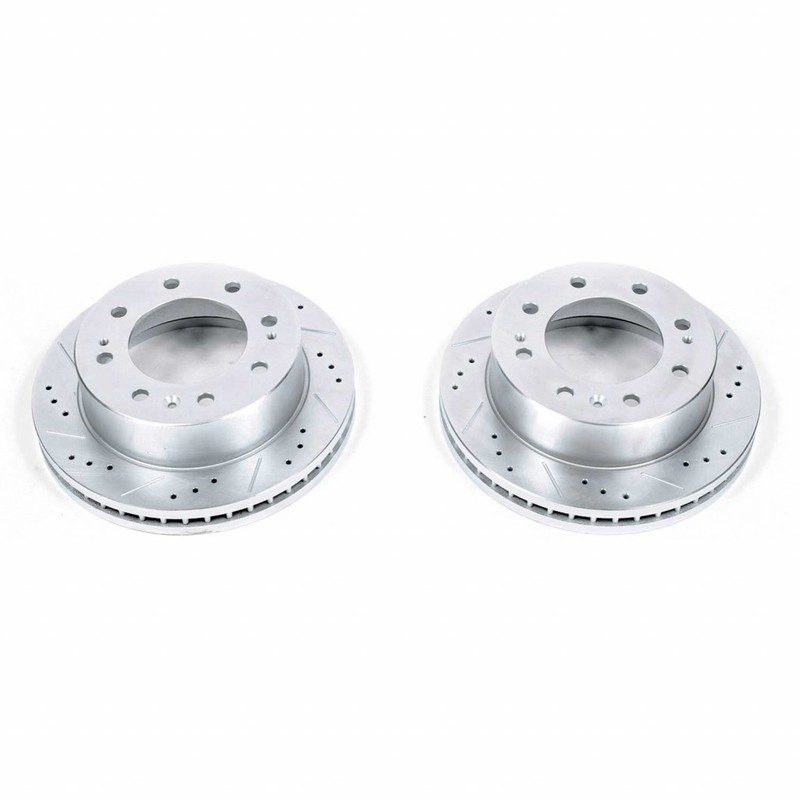 Power Stop Brake Rotors For GMC Sierra 2500 HD 2011-2020 Rear Evolution Pair gallery