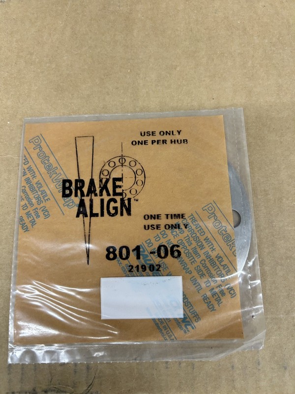 Brake Align 801-06 Brake Rotor Shim ( Runout Correction 0.006 ) OEM New Part