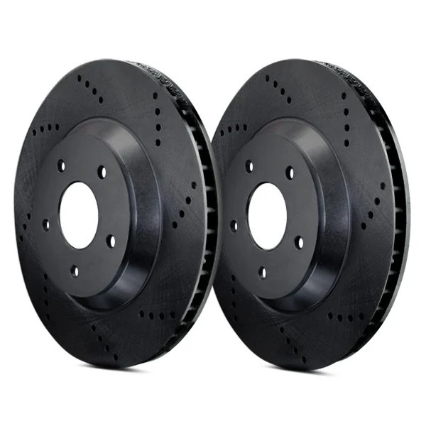 For Mazda CX-9 16-20 ATL Autosports ATL-C45091-DOBZ Drilled Rear Brake Rotors