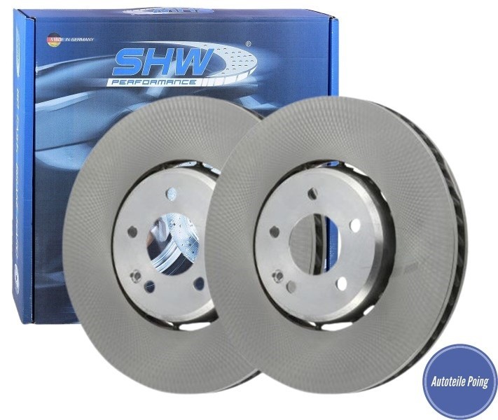 SHW BRAKE DISCS 334MM FRONT MERCEDES AMG C43 CLK55 E55 W202 A208 C208 W210 S210