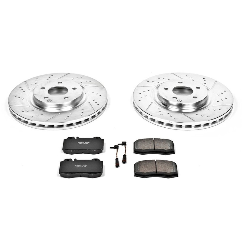 K2950 Powerstop 2-Wheel Set Brake Disc and Pad Kits Front for MB Mercedes SLK350 gallery