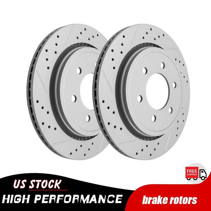 336mm Rear Disc Brake Rotors for 2015- 2017 Ford F-150 w/ Electric Parking Brake