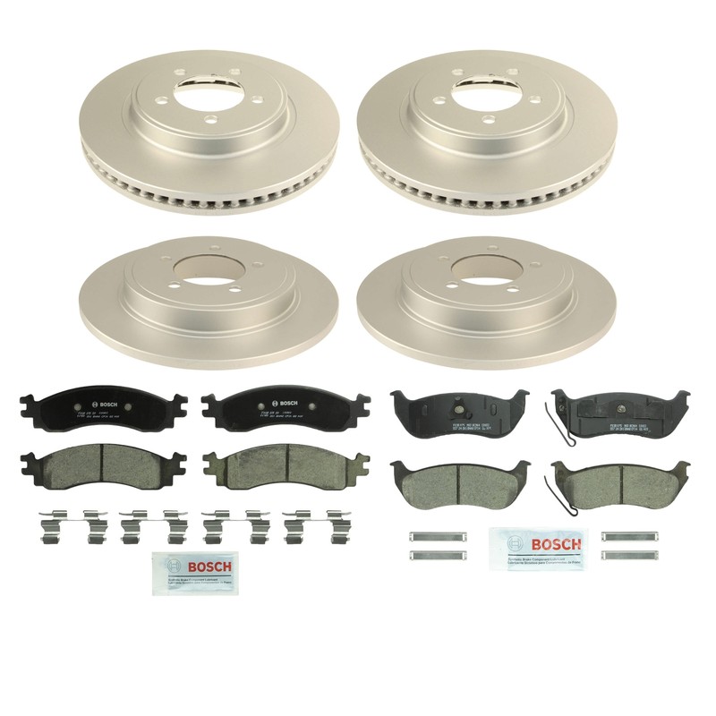 Bosch Front 305mm & Rear 300mm Brake Kit Disc Rotors Pads For Ford Mercury