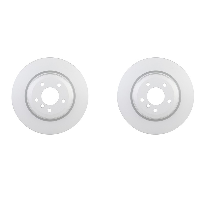 Bosch QuietCast Pair Set of Rear Disc Brake Rotors for E90 E92 E93 335i E84 X1