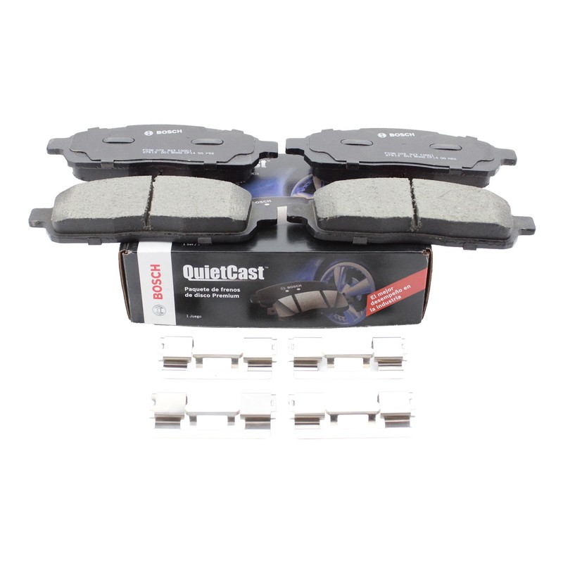 DuraGo Front Rotor Bosch QuietCast Ceramic Disc Brake Pad Kit For Ford F-150 4WD gallery