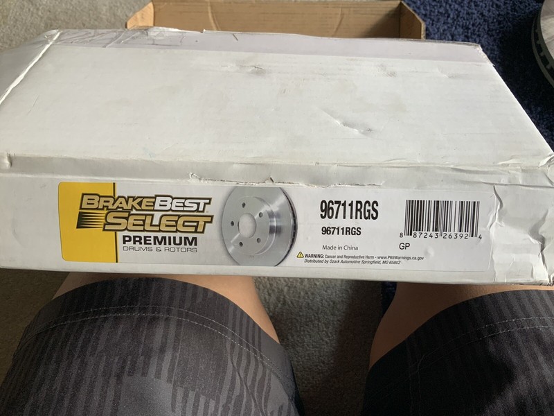 NEW Brakebest Select Disc Brake Rotor Part BBR #96711RGS for Honda And Accord