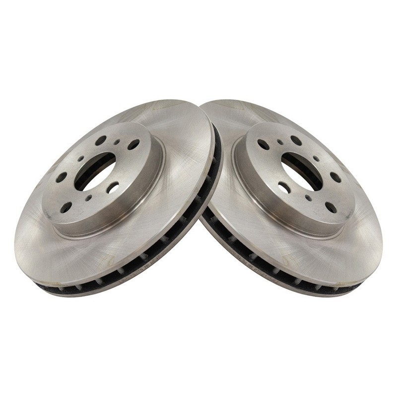 TRQ BRA75418 Disc Brake Rotors For Toyota Camry 1987-1991 Front
