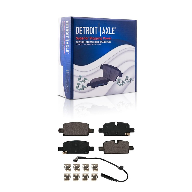 Rear Brake Rotors Ceramic Brake Pad Kit for Silverado Tahoe Sierra 1500 Suburban gallery