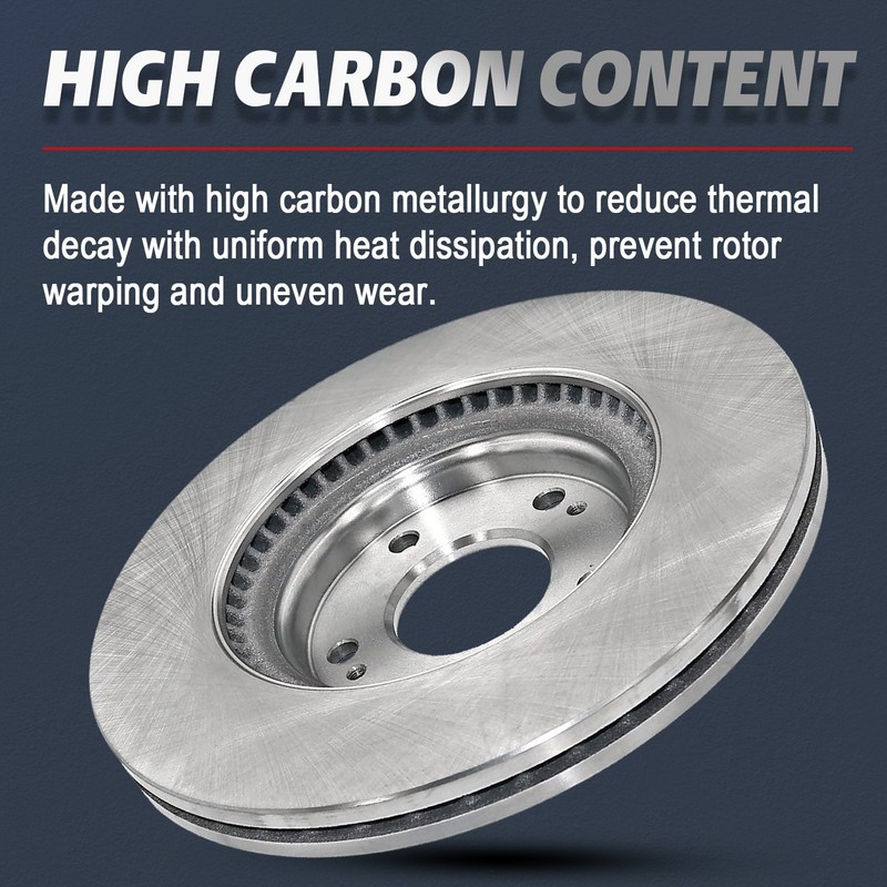 12.28" Rear Brake Rotors for 2010 2011 2012 2013 2014 2015 2016 - 2021 4Runner gallery