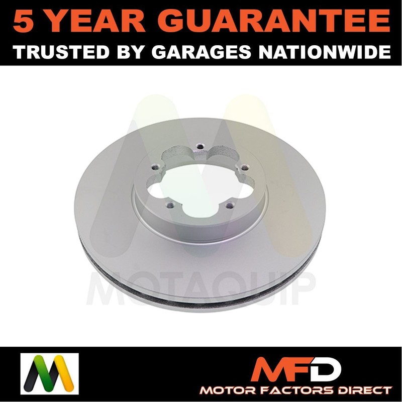 1x Brake Disc Front Motaquip Fits Transit Tourneo 2.2 dCi 2.3 2.4 3.2