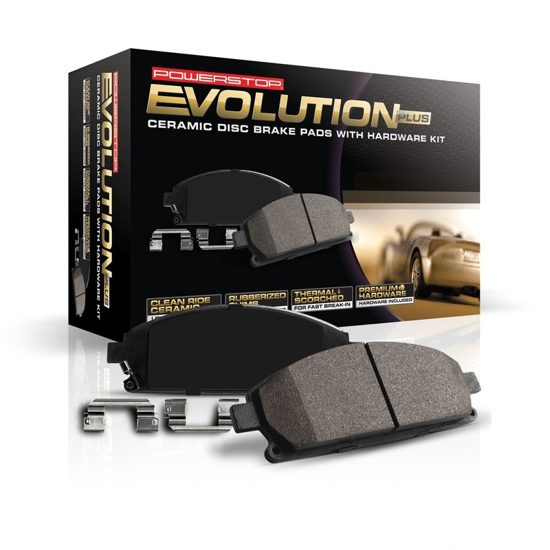 17-1865 Powerstop 2-Wheel Set Brake Pad Sets Front for Volvo XC60 XC90 S60 XC40