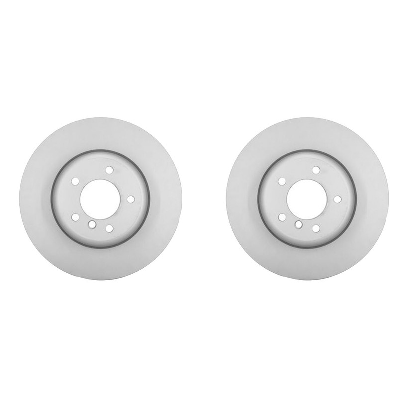 Hella Pair Set of Front Vented 338mm Disc Brake Rotors For BMW E82 E88 135i Base